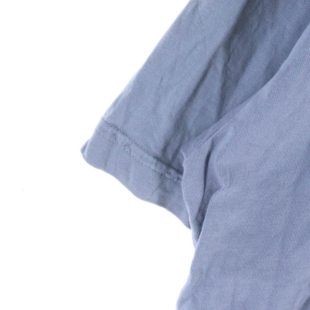 KITH(キス) ロゴワッペン クルーネック半袖Tシャツ カットソー ブルー 21-071-060-0025-3-0
