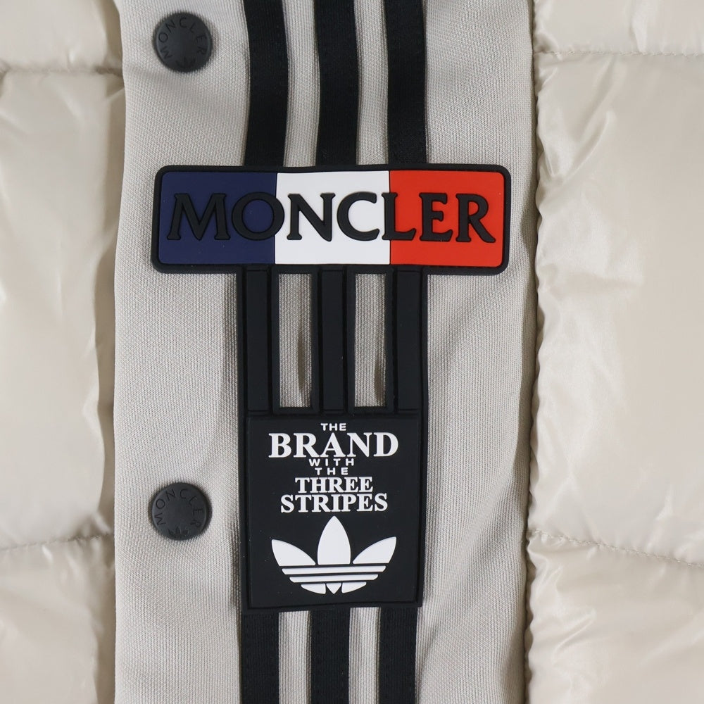 MONCLER(モンクレール) 23AW ×ADIDAS BOZON GILET アディダス ボゾン ジレ ジップアップダウンベスト アイボリー I209S1A00011
