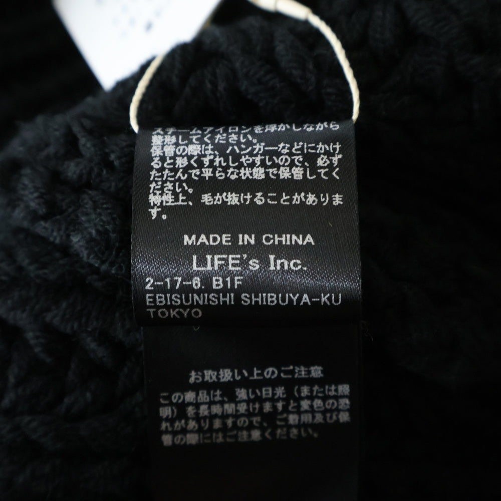 TODAYFUL(トゥデイフル) ローゲージ クルーネックニットセーター ブラック 12420521