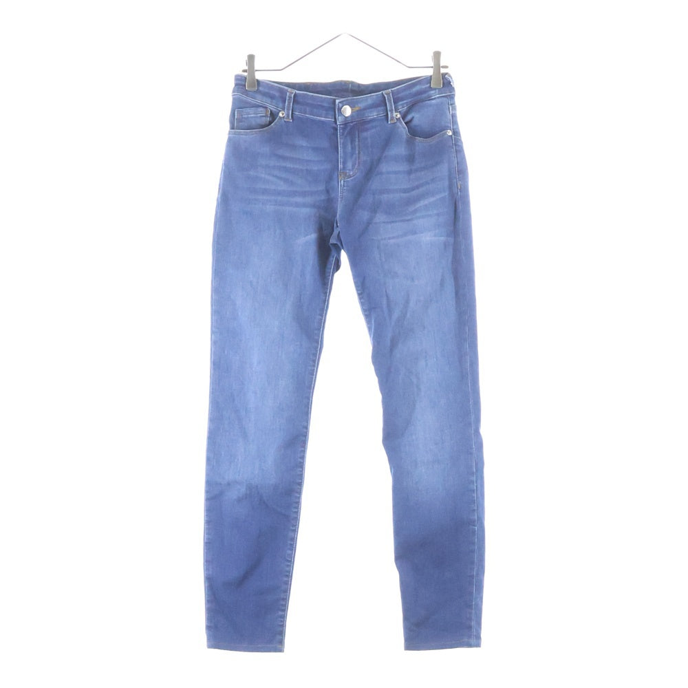 EMPORIO ARMANI(エンポリオアルマーニ) ロゴメタルパーツ コットンストレッチ デニムスキニーパンツ インディゴ 7V2J23 2D7GZ