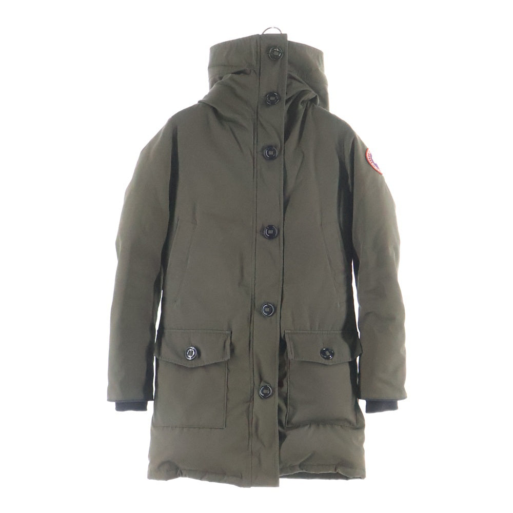 CANADA GOOSE(カナダグース) BRONTE PARKA ブロンテパーカ コヨーテファー フーディダウンジャケット レディース カーキ 2600JL R