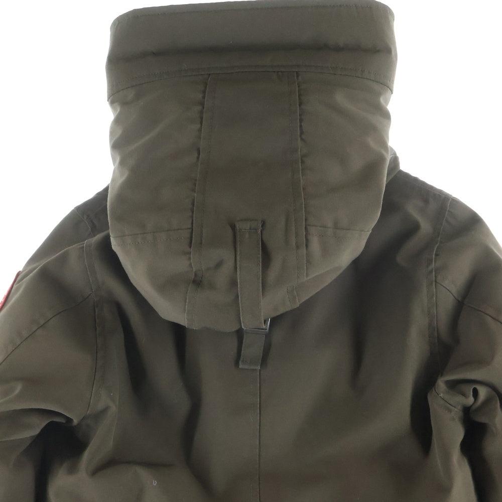 CANADA GOOSE(カナダグース) BRONTE PARKA ブロンテパーカ コヨーテファー フーディダウンジャケット レディース カーキ 2600JL R