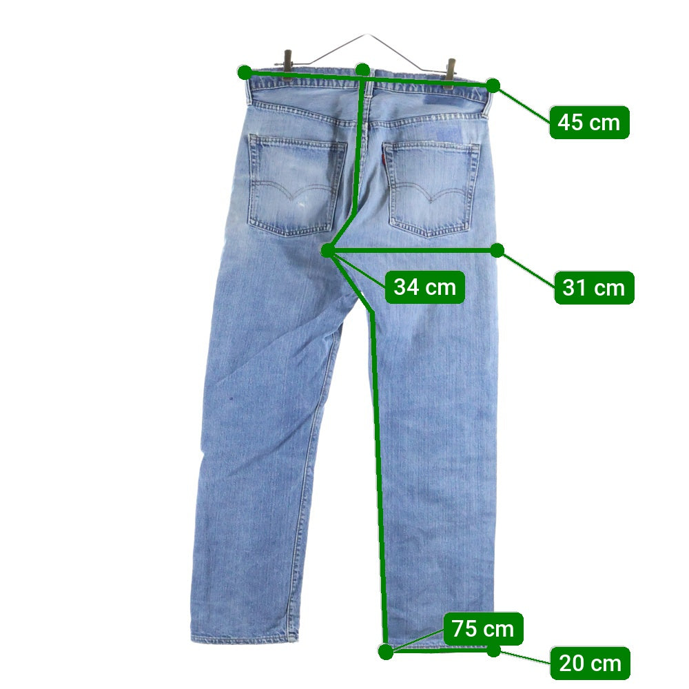 Levi's(リーバイス) 70S VINTAGE 505 ビッグE ボタン裏5 42TALON バックポケットシングル ジップフライ デニムパンツ インディゴ