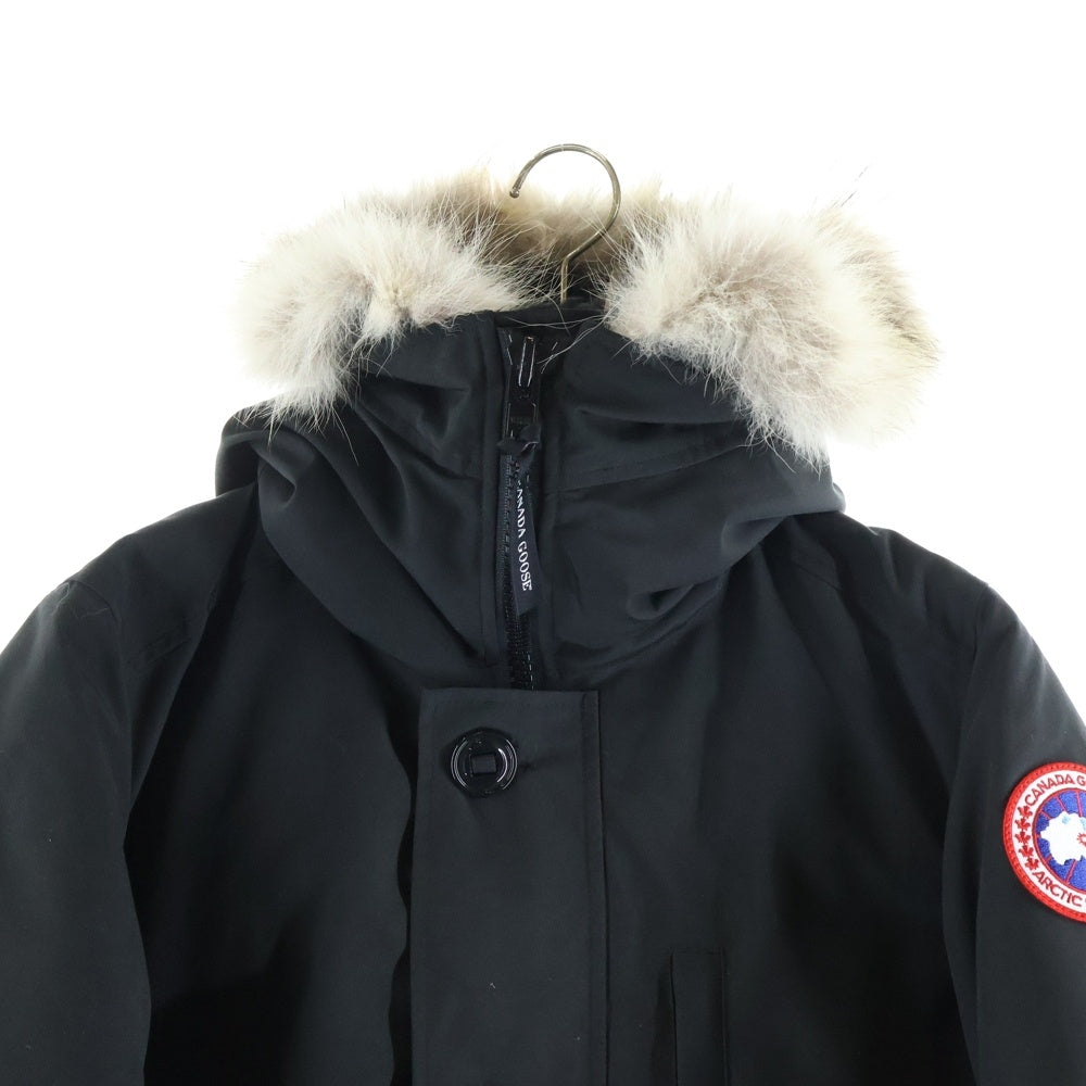 CANADA GOOSE(カナダグース) JASPER PARKA ジャスパーパーカー マルチポケット ジップアップ ファーフーデッドダウンジャケット ブラック 3438JM