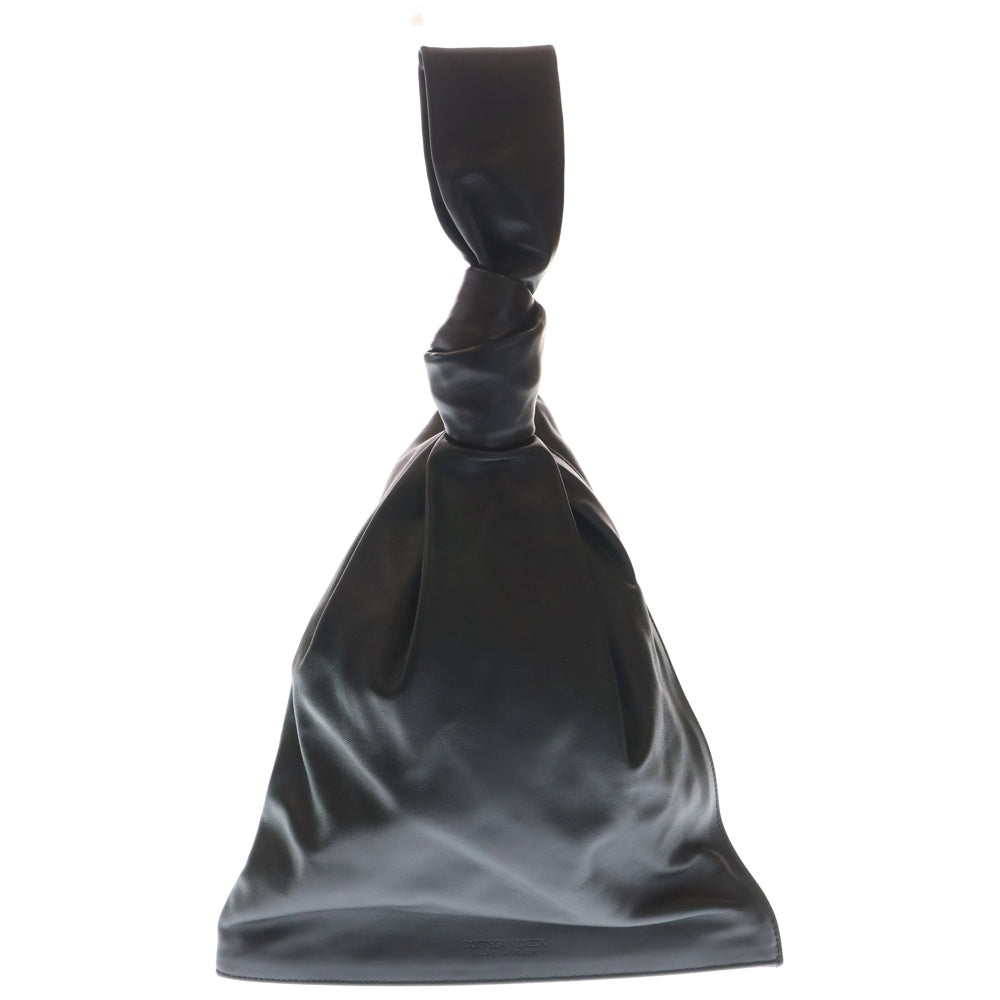 BOTTEGA VENETA(ボッテガヴェネタ) ロゴ刻印 ツイストレザーハンドバッグ ブラック 607964