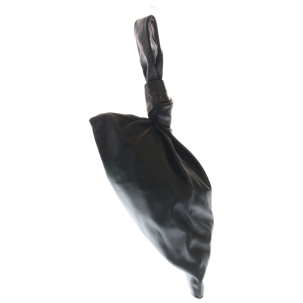 BOTTEGA VENETA(ボッテガヴェネタ) ロゴ刻印 ツイストレザーハンドバッグ ブラック 607964