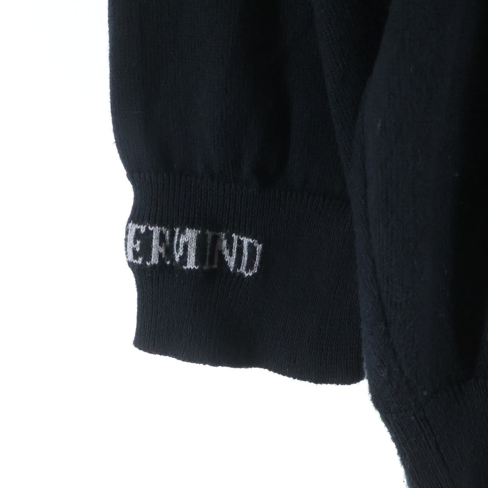 JOHN SMEDLEY(ジョンスメドレー) ×MASTERMIND マスターマインド クルーネックニットセーター ブラック