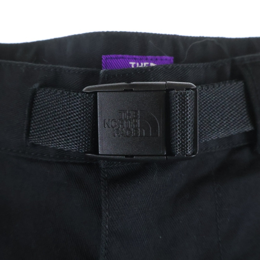 THE NORTH FACE PURPLE LABEL(ノースフェイスパープルレーベル) COOLMAX CHINO WIDE TAPERED クール マックス チノワイドテーパードパンツ ブラック N24FC011