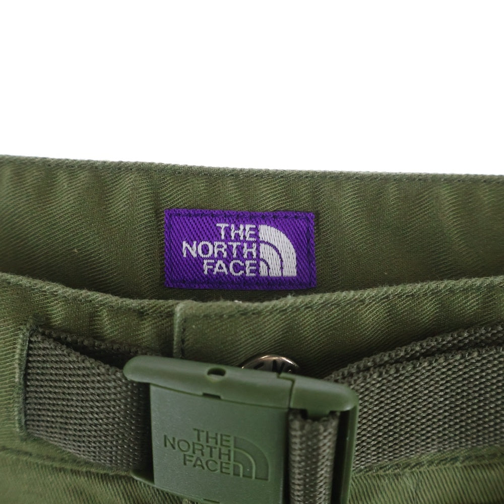 THE NORTH FACE PURPLE LABEL(ノースフェイスパープルレーベル) COOLMAX CHINO WIDE TAPERED クール マックス チノワイドテーパードパンツ カーキ N24FC011