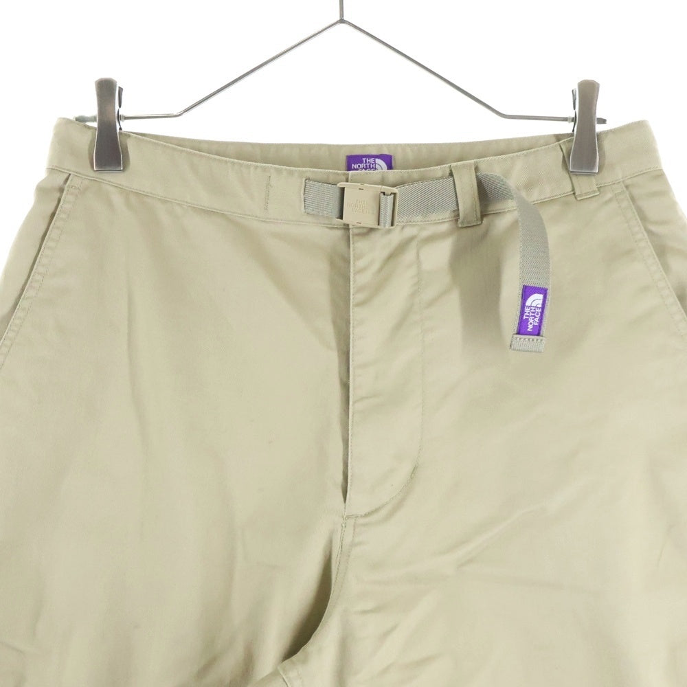 THE NORTH FACE PURPLE LABEL(ノースフェイスパープルレーベル) COOLMAX CHINO WIDE TAPERED クール マックス チノワイドテーパードパンツ ベージュ N24FC011
