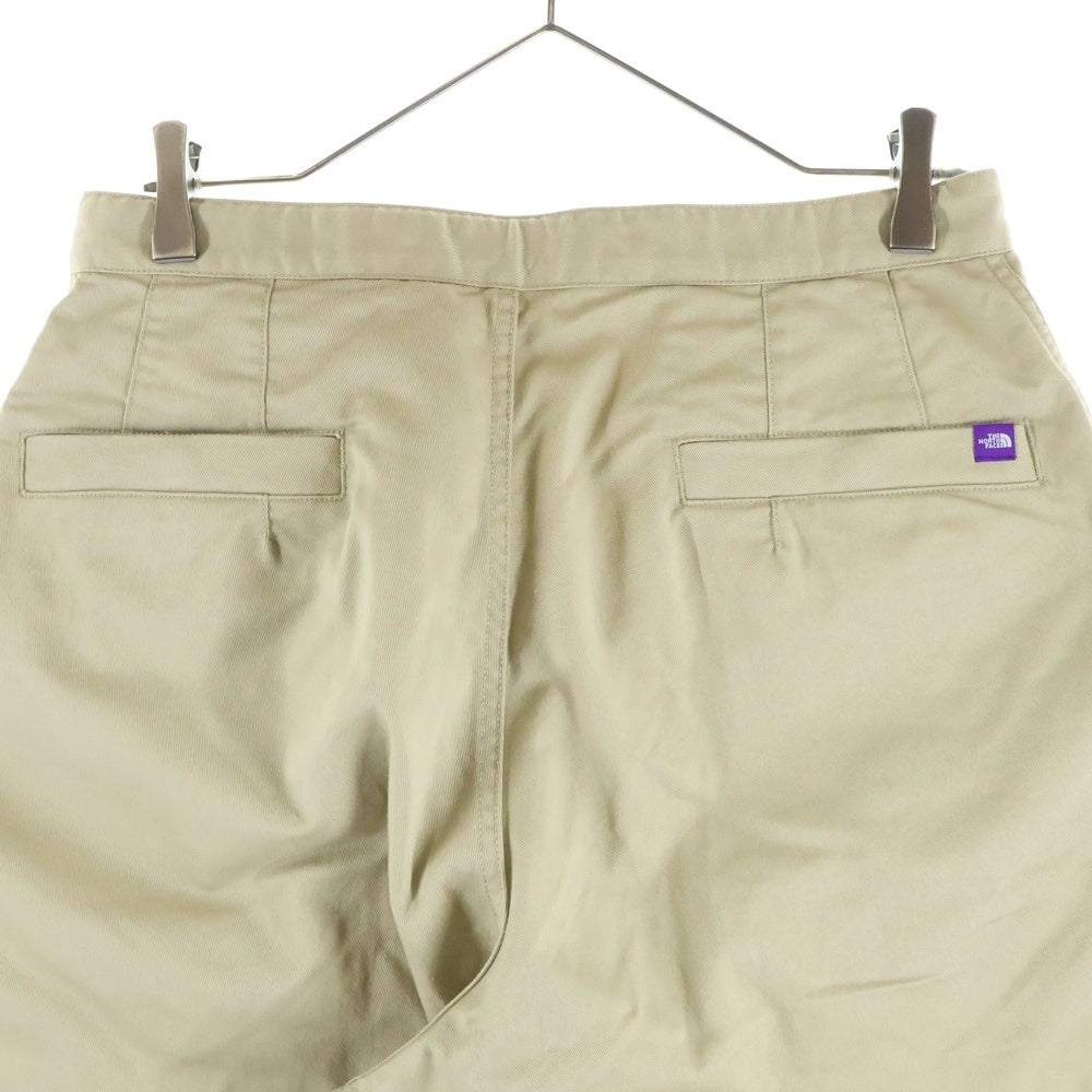 THE NORTH FACE PURPLE LABEL(ノースフェイスパープルレーベル) COOLMAX CHINO WIDE TAPERED クール マックス チノワイドテーパードパンツ ベージュ N24FC011