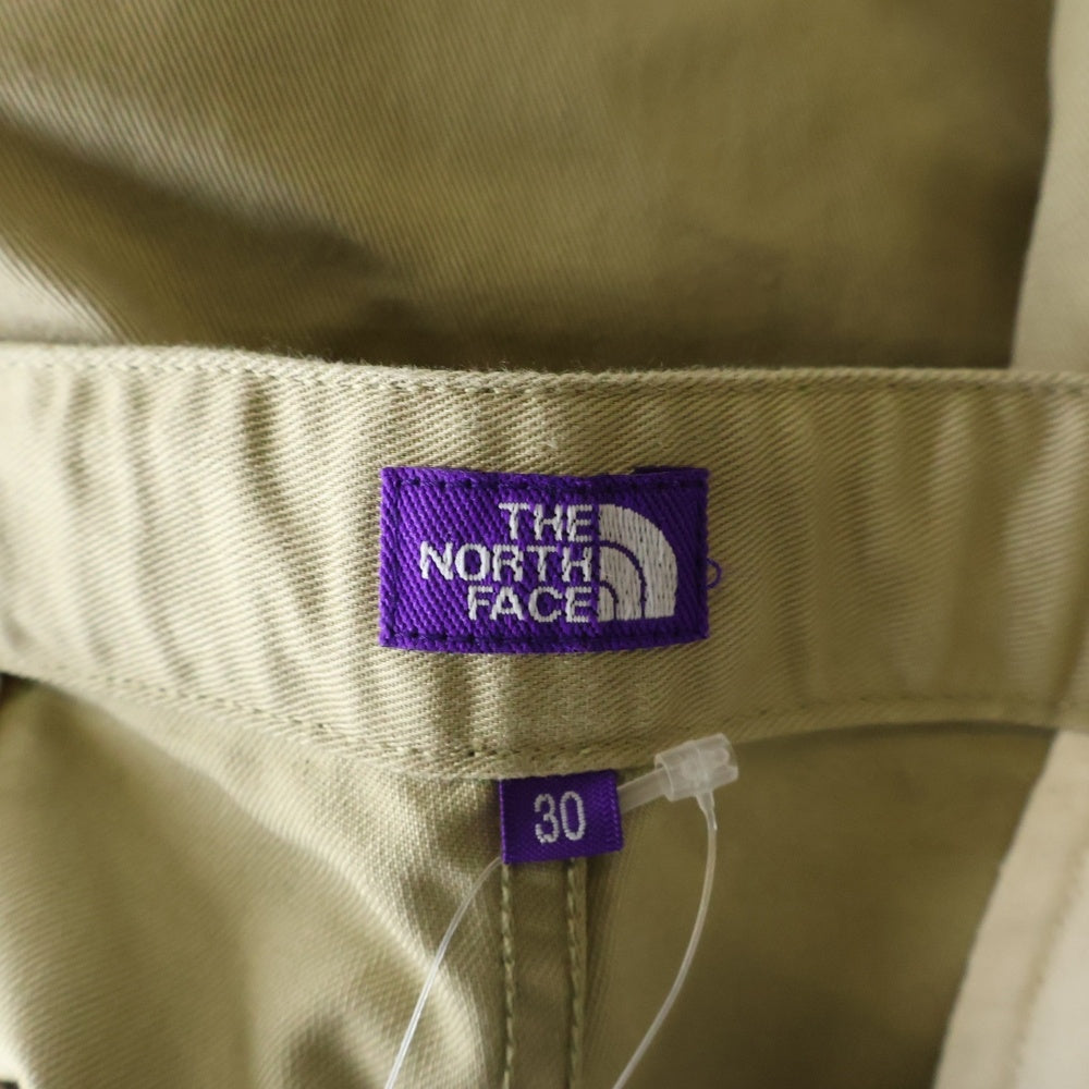 THE NORTH FACE PURPLE LABEL(ノースフェイスパープルレーベル) COOLMAX CHINO WIDE TAPERED クール マックス チノワイドテーパードパンツ ベージュ N24FC011
