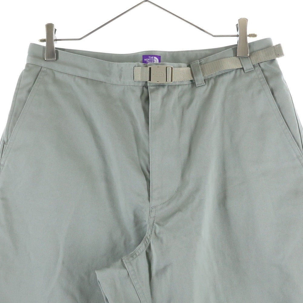 THE NORTH FACE PURPLE LABEL(ノースフェイスパープルレーベル) CHINO WIDE TAPERED FIELD PANTS チノ ワイド テーパード フィールド パンツ グレー N24FC076