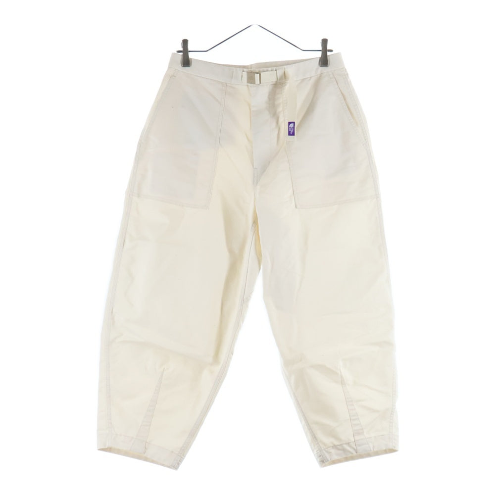 THE NORTH FACE PURPLE LABEL(ノースフェイスパープルレーベル) COOLMAX CHINO WIDE CROPPED PANTS クールマックス チノ ワイド クロップド パンツ ホワイト N25SC137
