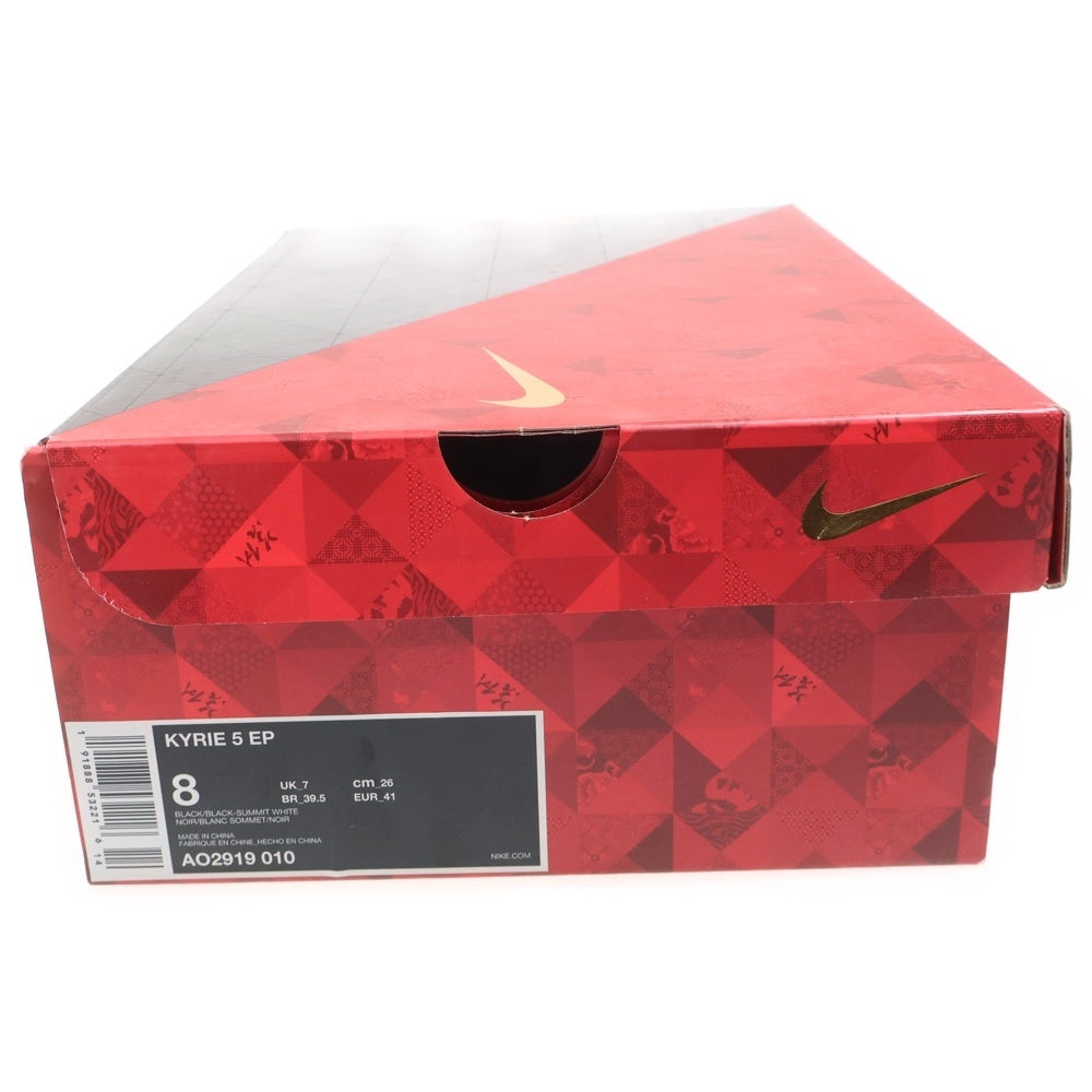 NIKE(ナイキ) KYRIE 5 CHINESE NEW YEAR カイリー チャイニーズニューイヤー ローカットスニーカー ブラック/レッド US8/26cm A02919-010