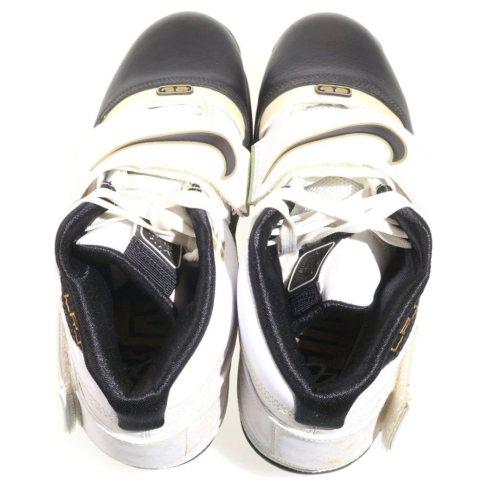 NIKE(ナイキ) 【観賞用 2015年製】ZOOM LEBRON SOLDIER ズーム レブロン ソルジャー ミッドカットスニーカー ホワイト/ブラック US9/27cm 316781-102