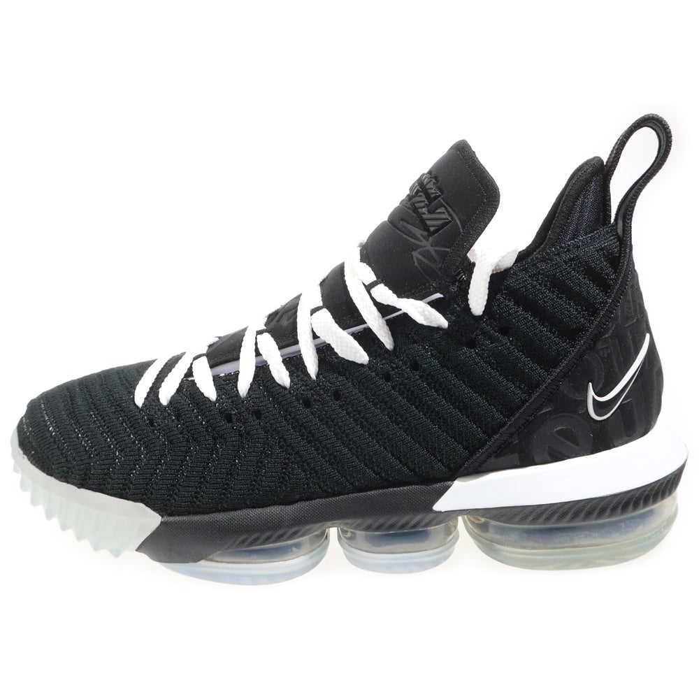NIKE(ナイキ) LEBRON 16 EP EQUALITY レブロン イクオリティ ミッドカットスニーカー ブラック/ホワイト US8/26cm BQ5970-101