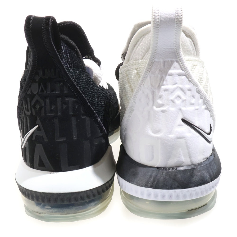 NIKE(ナイキ) LEBRON 16 EP EQUALITY レブロン イクオリティ ミッドカットスニーカー ブラック/ホワイト US8/26cm BQ5970-101