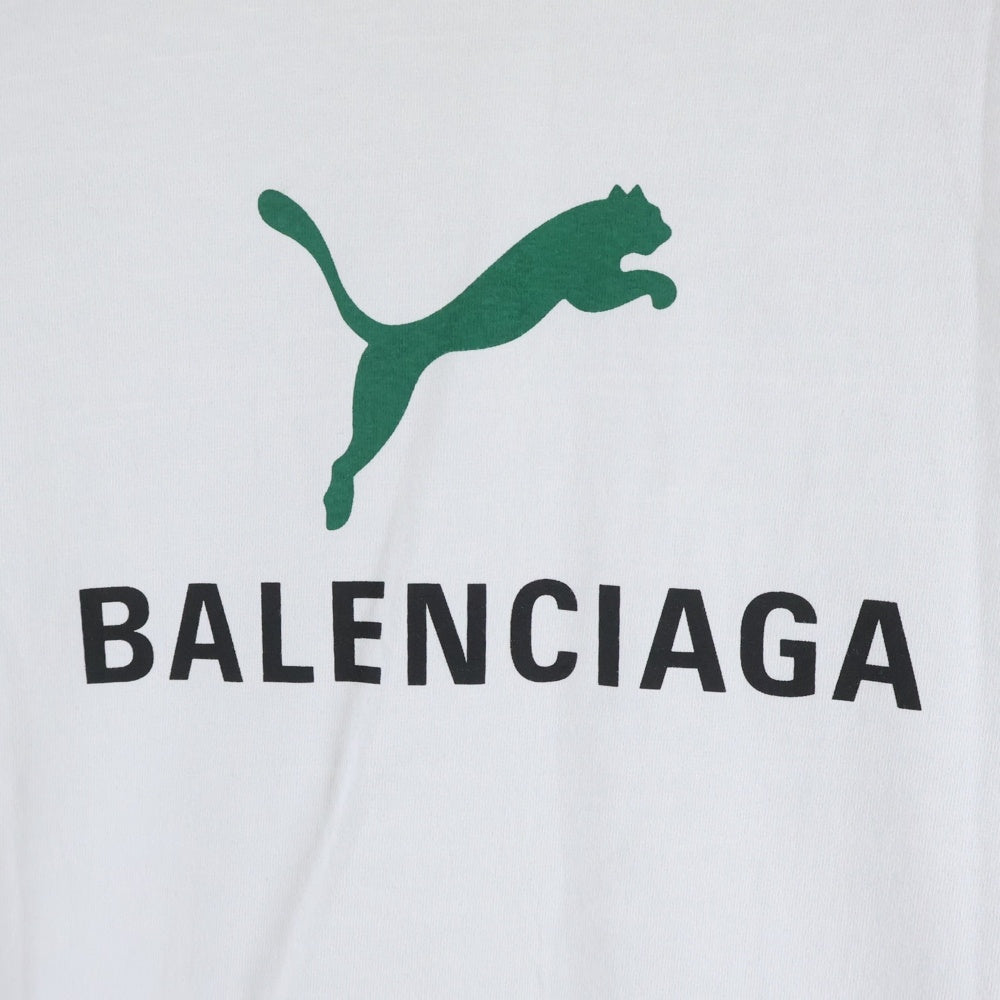 BALENCIAGA(バレンシアガ) ×PUMA プーマ ダーティエフェクト オーバーサイズド 半袖Tシャツ グレー 831305