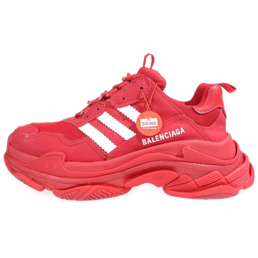 BALENCIAGA(バレンシアガ) ×adidas TRIPRE S アディダス トリプルS ローカットスニーカー レッド 593994