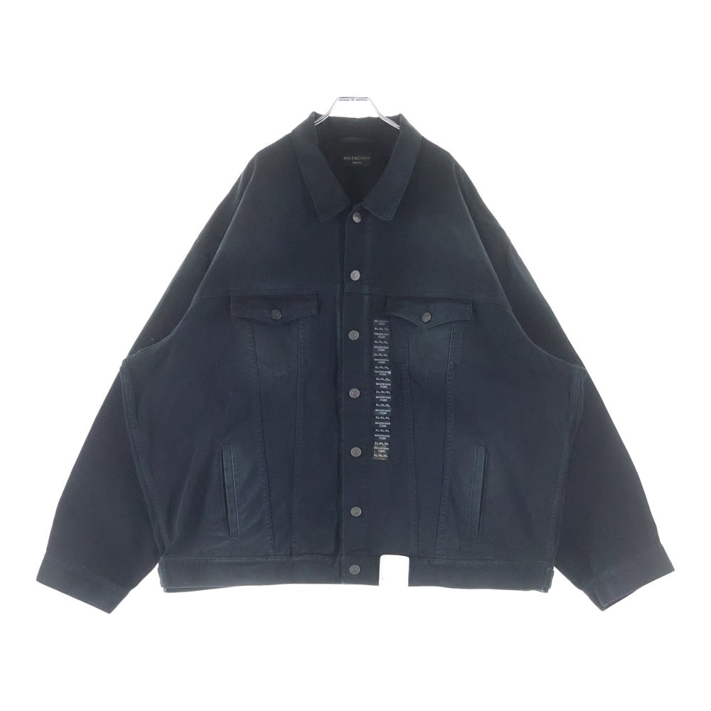 BALENCIAGA(バレンシアガ) TICKER DENIM JACKET デニムジャケット ブラック 767947