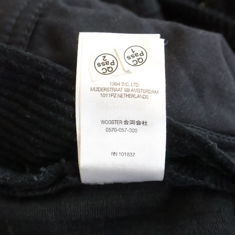 SUPREME(シュプリーム) 22AW ×DICKIES Corduroy Overalls ディッキーズ コーデュロイオーバーオール サロペット ブラック