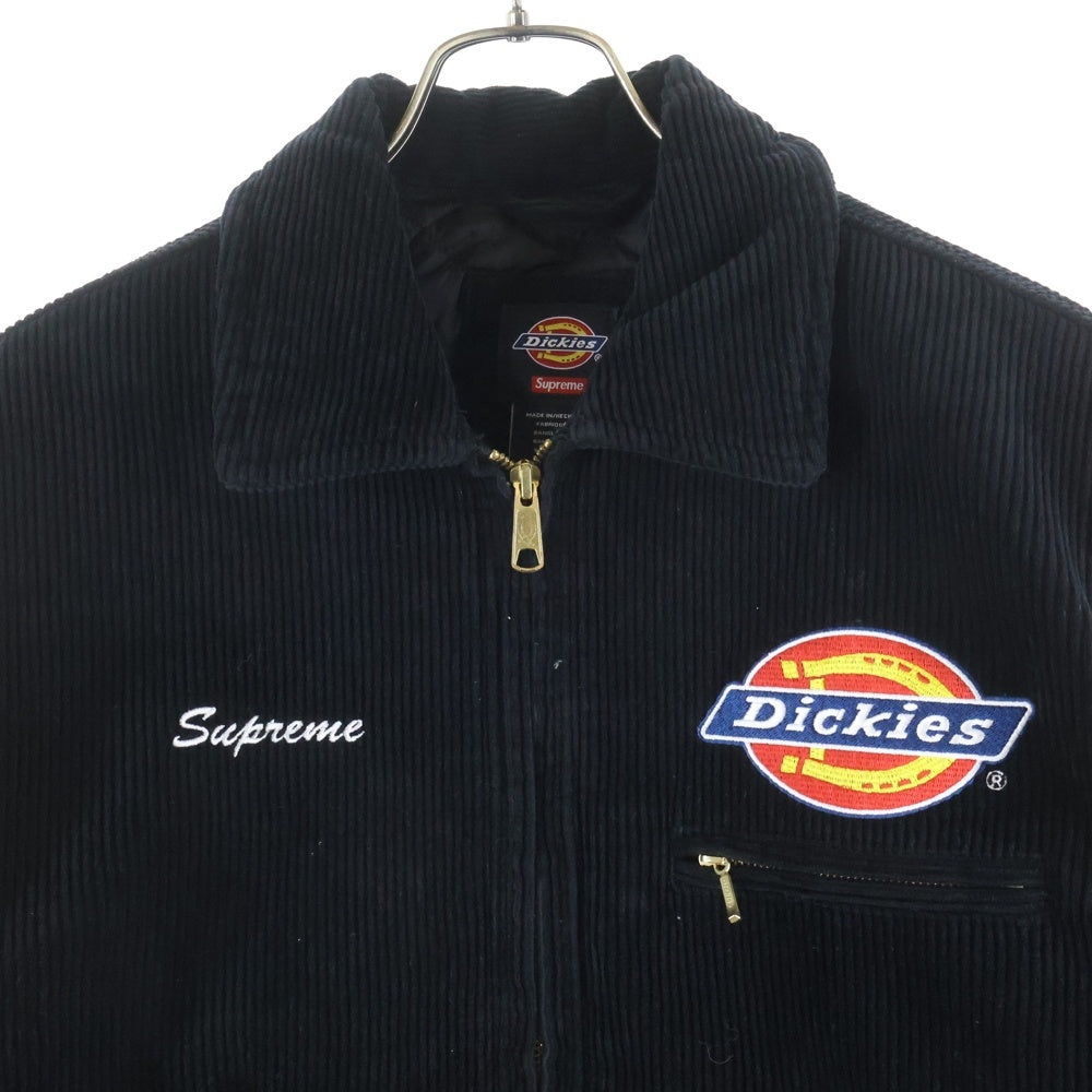 SUPREME(シュプリーム) 22AW ×DICKIES Corduroy Work Jacket ディッキーズ コーデュロイワークジャケット ブラック