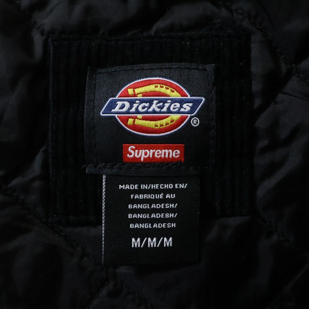 SUPREME(シュプリーム) 22AW ×DICKIES Corduroy Work Jacket ディッキーズ コーデュロイワークジャケット ブラック
