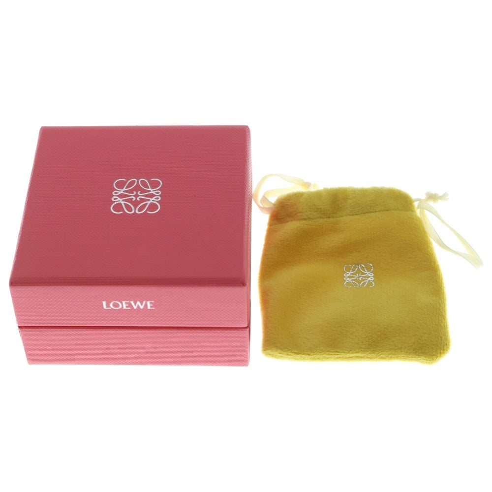 LOEWE(ロエベ) シン リング パヴェ クリスタル シルバー/ブルー レディース