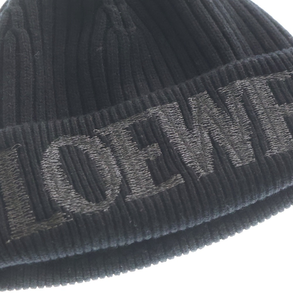 LOEWE(ロエベ) LOGO WOOL BEANIE ロゴ ウール ビーニー ブラック