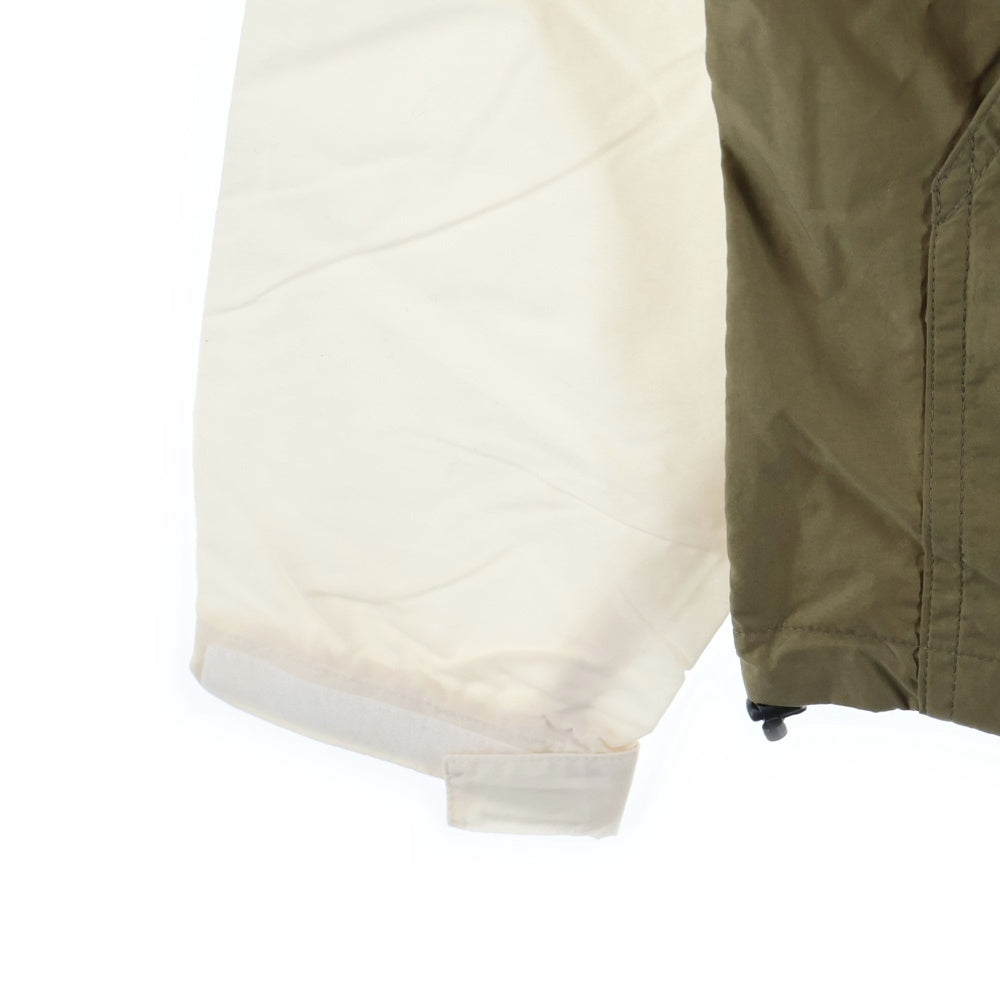 THE NORTH FACE(ザノースフェイス) COMPACT ANORAK コンパクト アノラックパーカー フーデッドナイロンジャケット ホワイト/カーキ NP22333