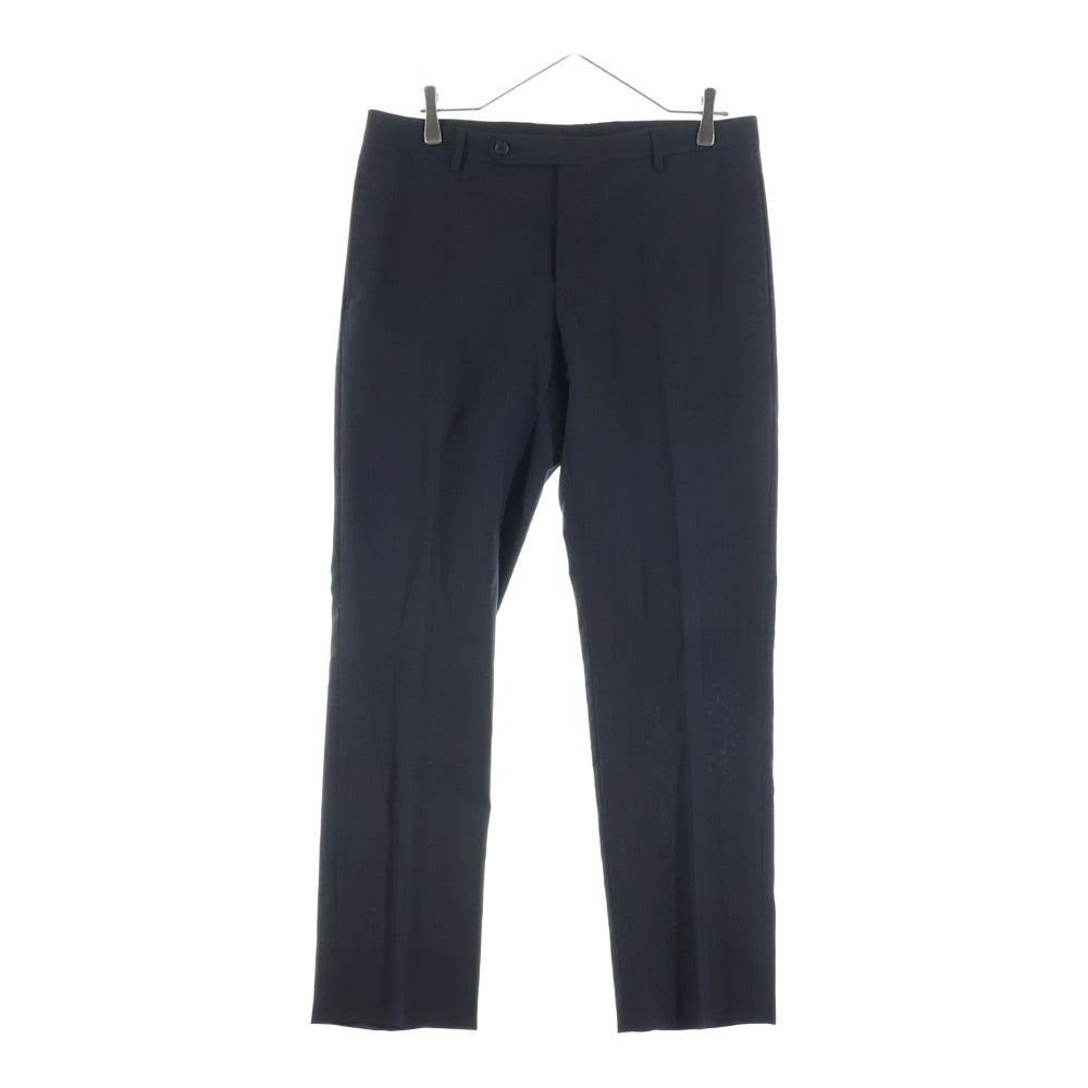 Christian Dior(クリスチャンディオール) 07SS ストライプ ウール混 セットアップスーツ シングルテーラードジャケット スラックスパンツ ブラック 7E3170030011