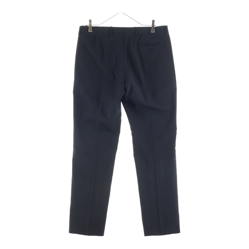 Christian Dior(クリスチャンディオール) 07SS ストライプ ウール混 セットアップスーツ シングルテーラードジャケット スラックスパンツ ブラック 7E3170030011