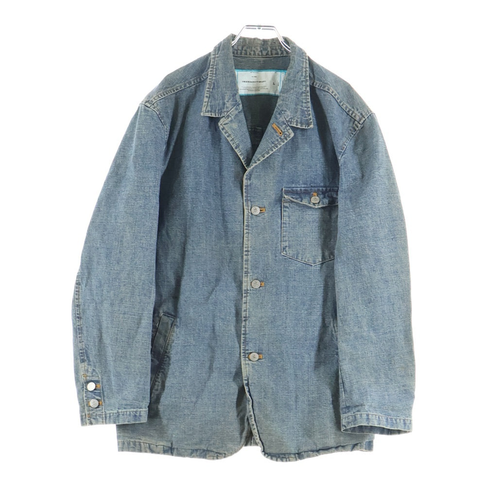 MACKDADDY(マックダディー) 3B デニムシングルテーラードジャケット インディゴ