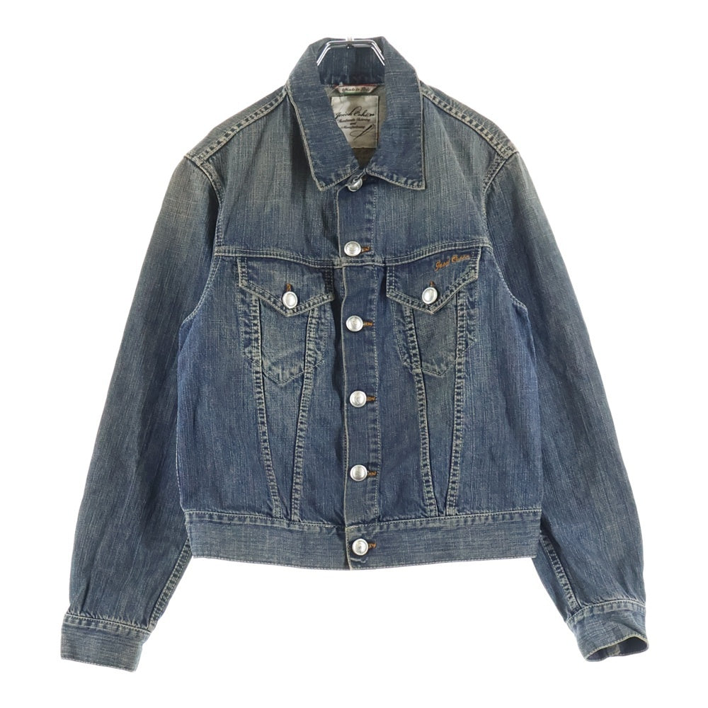 JACOB COHEN(ヤコブ コーエン) コットン フロントロゴエンブロイダリー デニムジャケット インディゴ J860