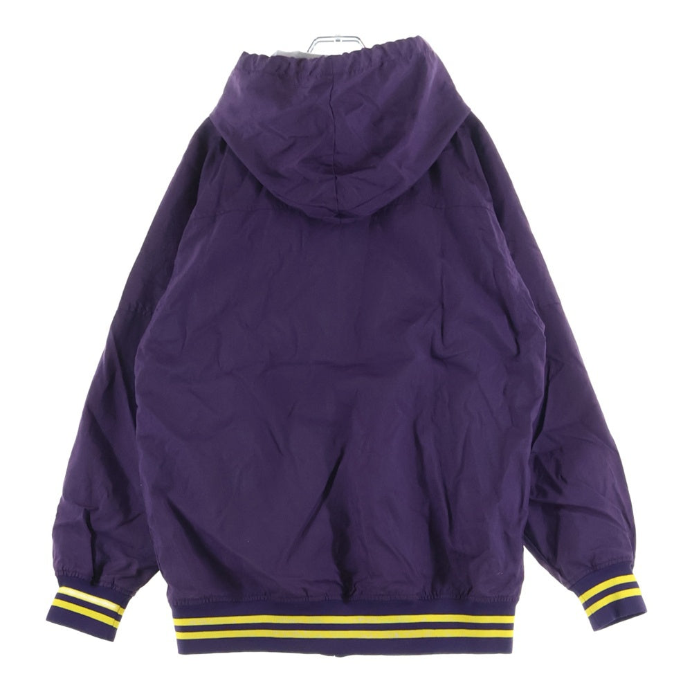 MACKDADDY(マックダディー) ナイロン ジップアップフーデッドジャケット パープル