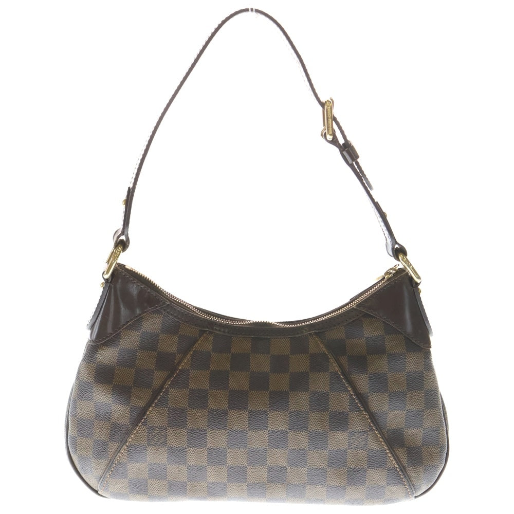 LOUIS VUITTON(ルイヴィトン) ダミエ テムズPM レザー ショルダーバッグ ブラウン N48180 レディース