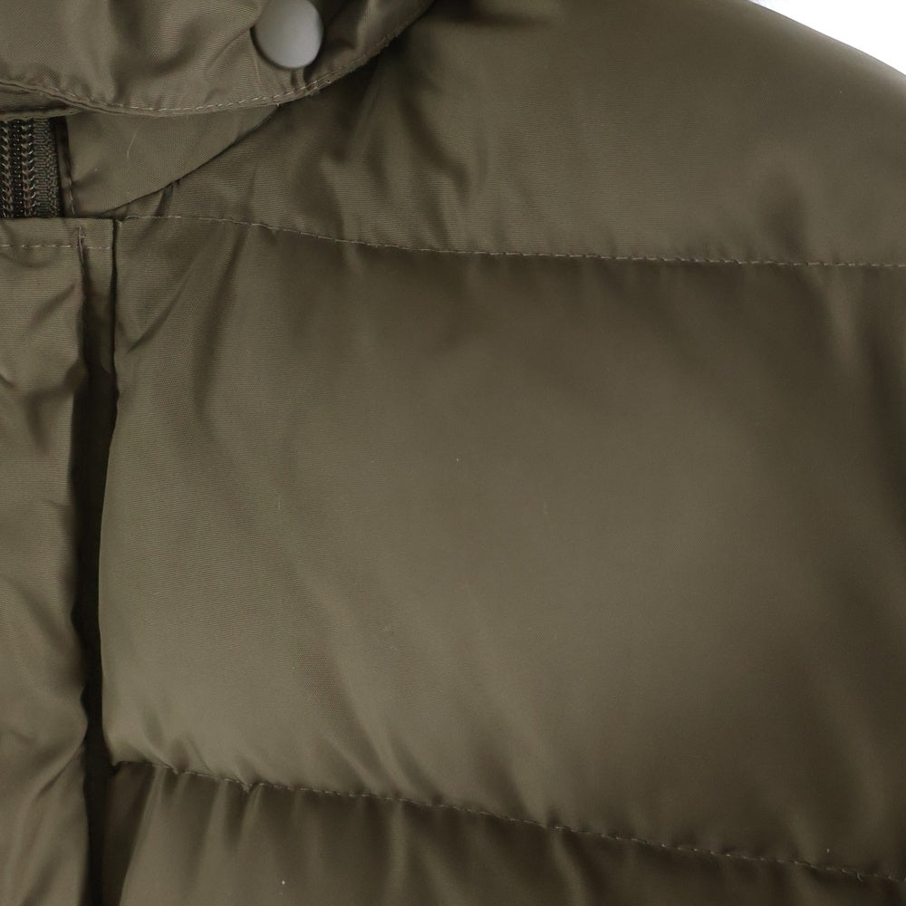 SWAGGER(スワッガー) HOODED DOWN JACKET ダブルポケット ジップアップ ファー フーデットダウンジャケット カーキ SWGJKT-375