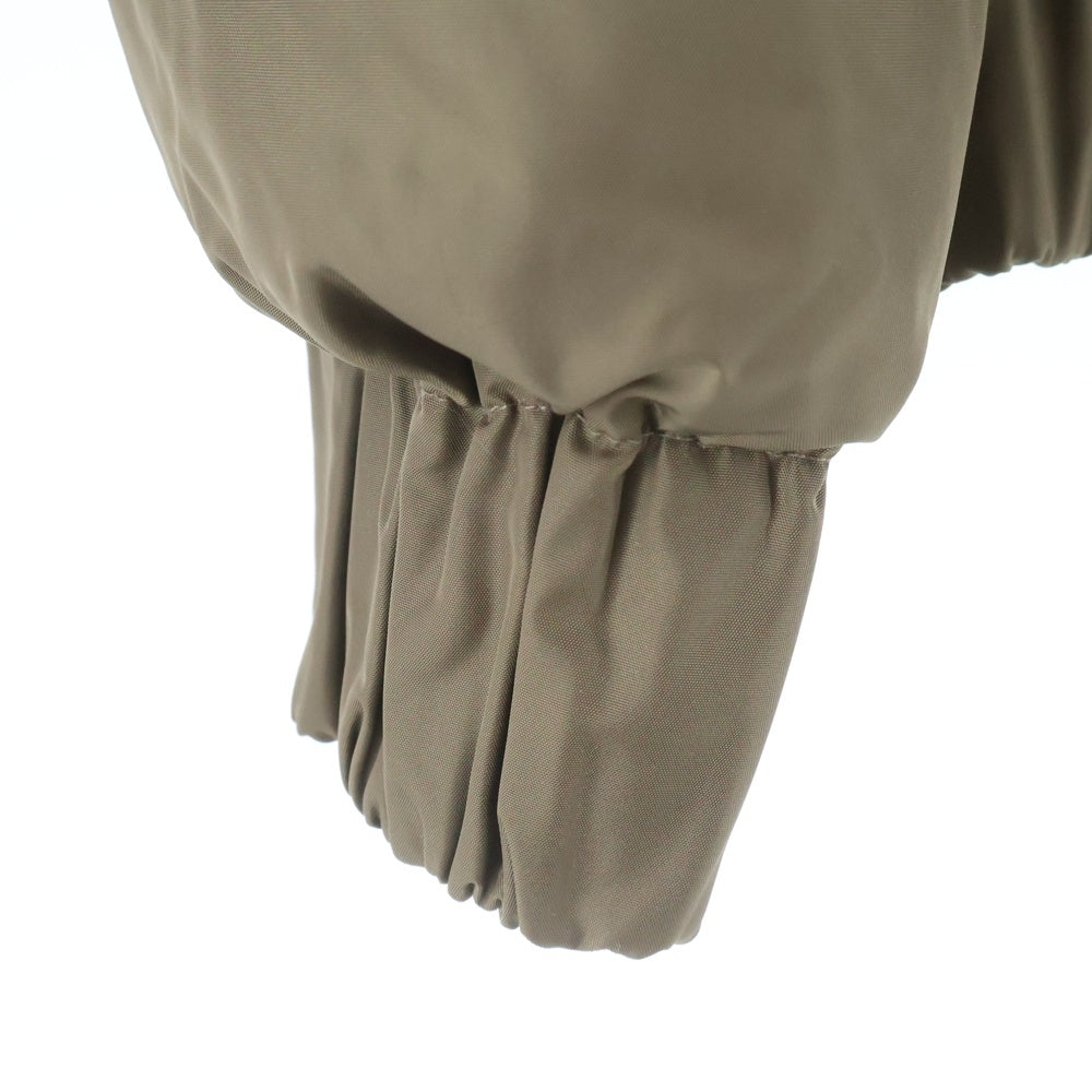 SWAGGER(スワッガー) HOODED DOWN JACKET ダブルポケット ジップアップ ファー フーデットダウンジャケット カーキ SWGJKT-375