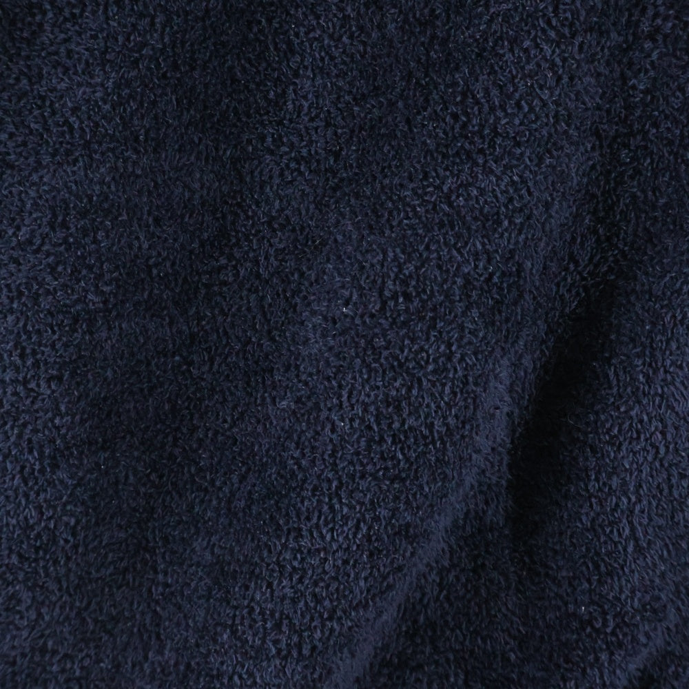 sea green(シーグリーン) 22AW MOCO HOODIE モコ パイル ダブルジップアップパーカー ネイビー MSEA22A9059-K