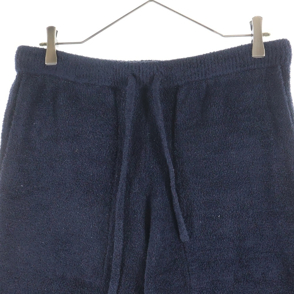 sea green(シーグリーン) 22AW PILE PANTS テーパードフィット パイル イージーパンツ ネイビー MSBM22A9070-K