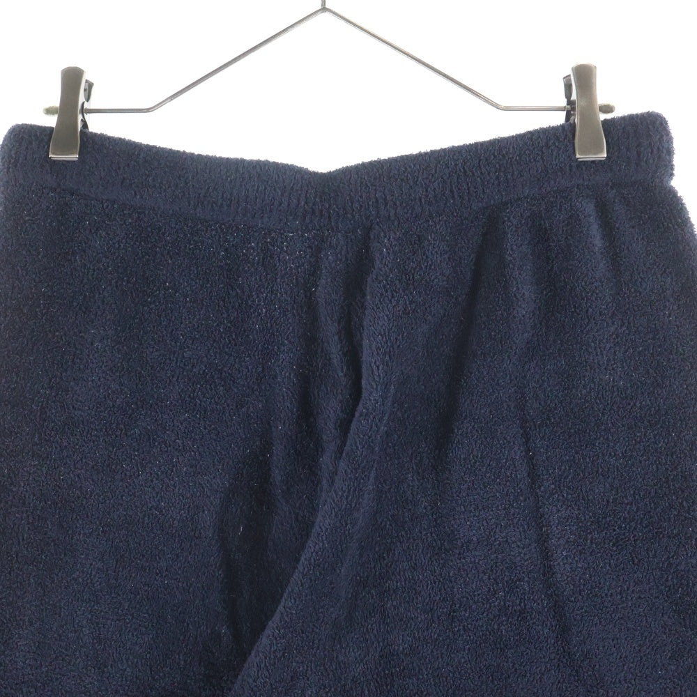 sea green(シーグリーン) 22AW PILE PANTS テーパードフィット パイル イージーパンツ ネイビー MSBM22A9070-K