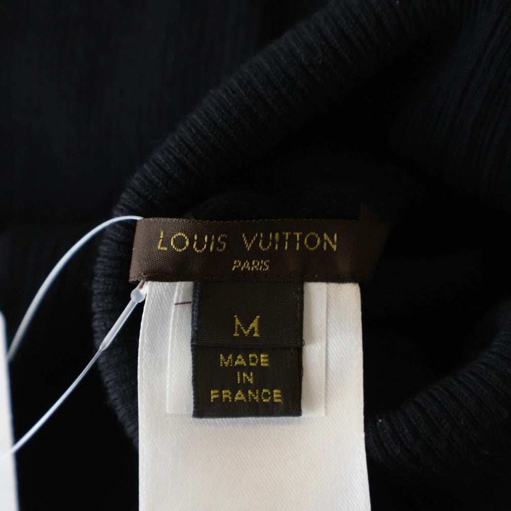 LOUIS VUITTON(ルイヴィトン) 12AW フランス製 ウール タートルネック ニットセーター レディース ブラック RW122W F2KL04OAS