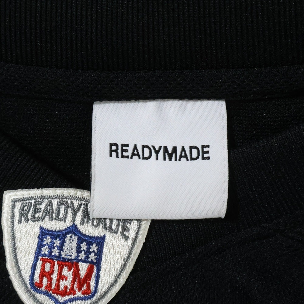 READY MADE(レディメイド) 23SS GAME SHIRT SMILE スマイル ロングスリーブ ゲームシャツ カットソー ブラック RE-P0-BK-00-00-249