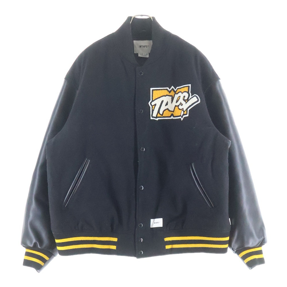 WTAPS(ダブルタップス) 22AW New Year's Limited Varsity Jacket ニューイヤーズリミテッド バーシティージャケット ブラック 222BRDT-JKM01S