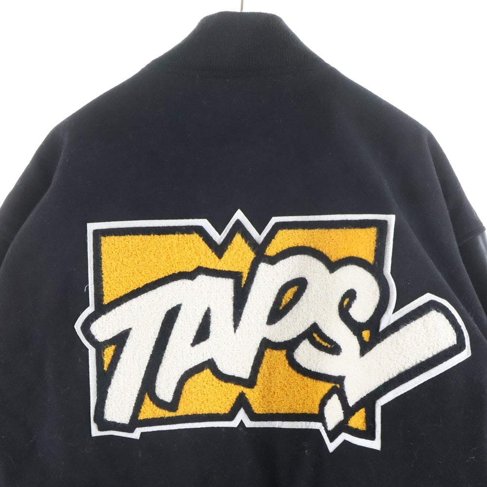 WTAPS(ダブルタップス) 22AW New Year's Limited Varsity Jacket ニューイヤーズリミテッド バーシティージャケット ブラック 222BRDT-JKM01S