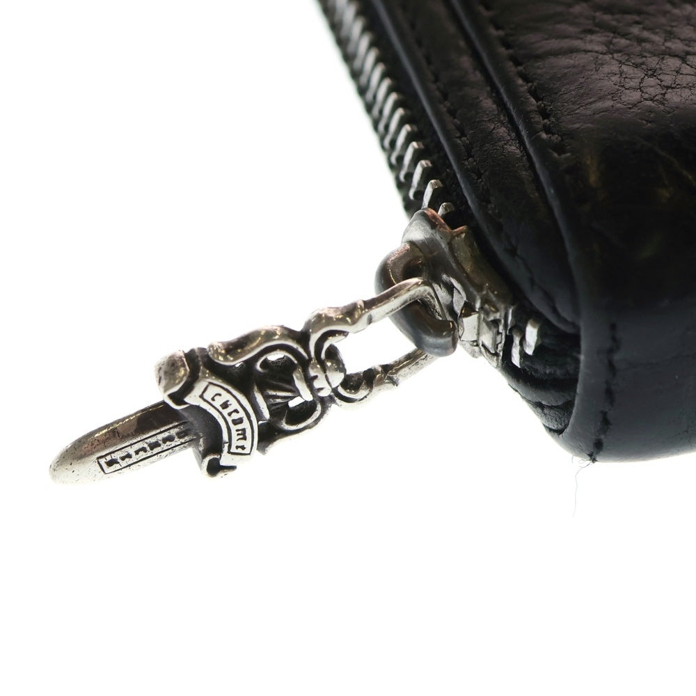 CHROME HEARTS(クロムハーツ) REC F ZIP 3クロス ラウンドジップレザーウォレット 財布 ブラック BCA368