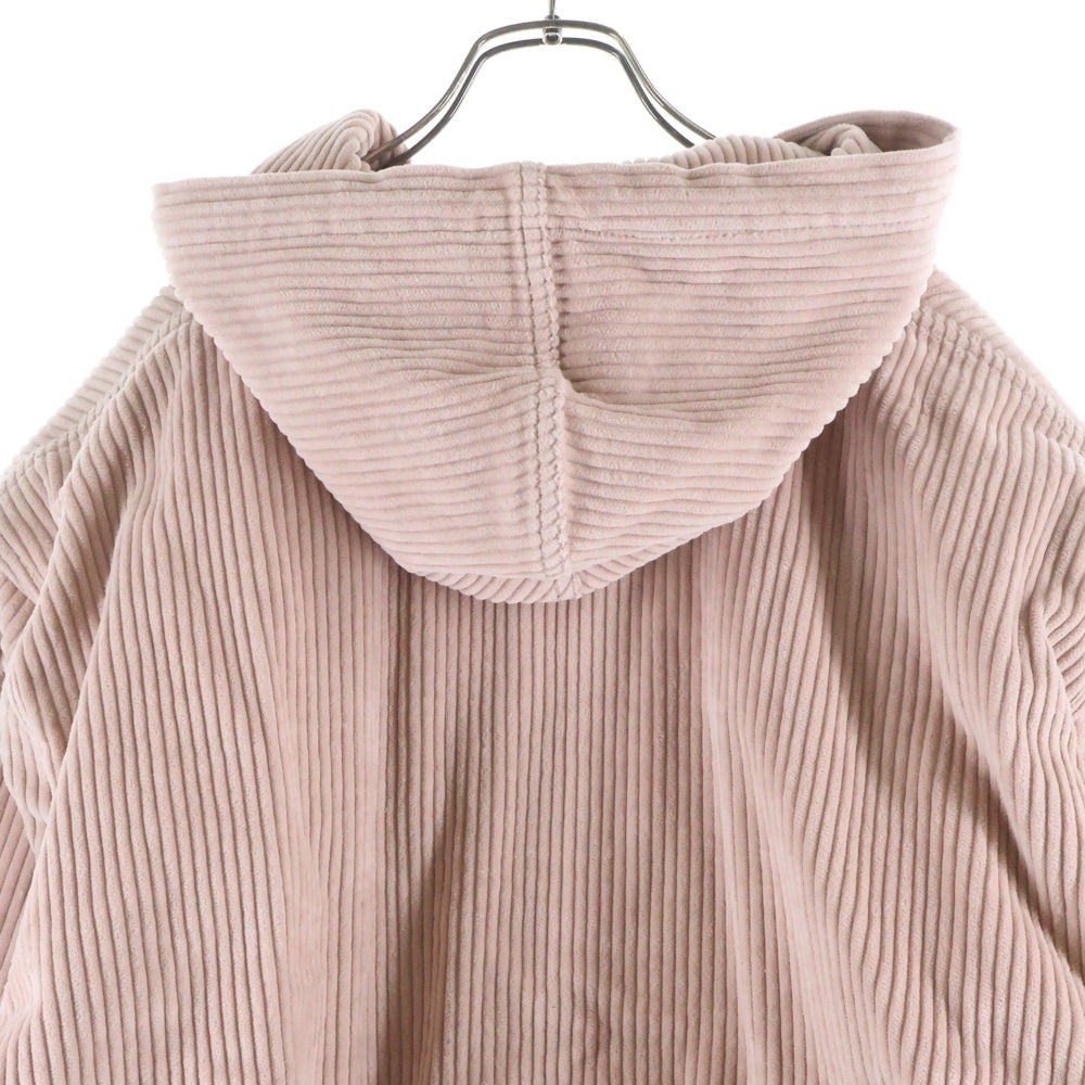 CELINE(セリーヌ) トリオンフロゴ コーデュロイ中綿ジップアップパーカー レディース ピンク 2Q560211T