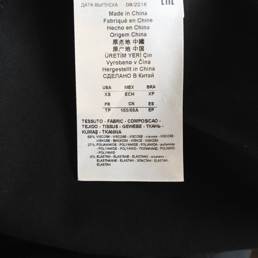 Armani Exchange(アルマーニ エクスチェンジ) レーヨン混 サイドジップ タイトスカート レディース ブラック 6ZYN70 YJB7Z