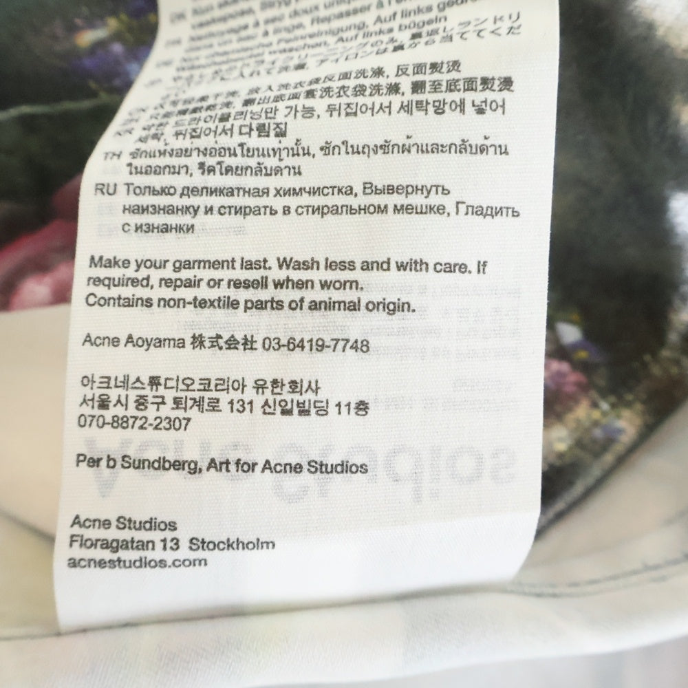 Acne Studios(アクネ ストゥディオズ) 24SS × Per B Sundberg Short Sleeve Shirt パー B スンドベルグ 総柄 半袖 シャツ マルチ FN-MN-SHIR000763